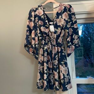 Brand new flowered print dress